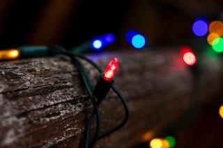 Stock photo of Christmas lights